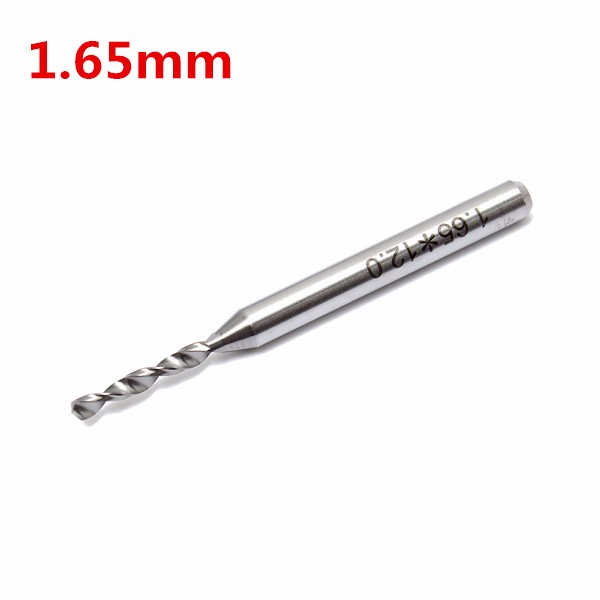 1.65mm Carbide Tungsten Steel 3.175mm Shank Micro PCB Drill Bit For Engraving Machine