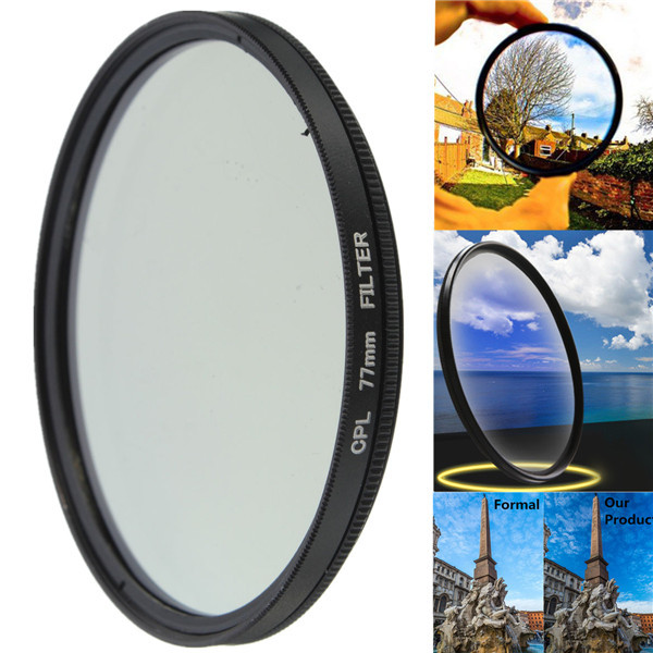 52mm-77mm Phot Digital Slim CPL Circular Polarizer Polarizing Lens Filter CPL Polarizer for Canon Nikon Sony