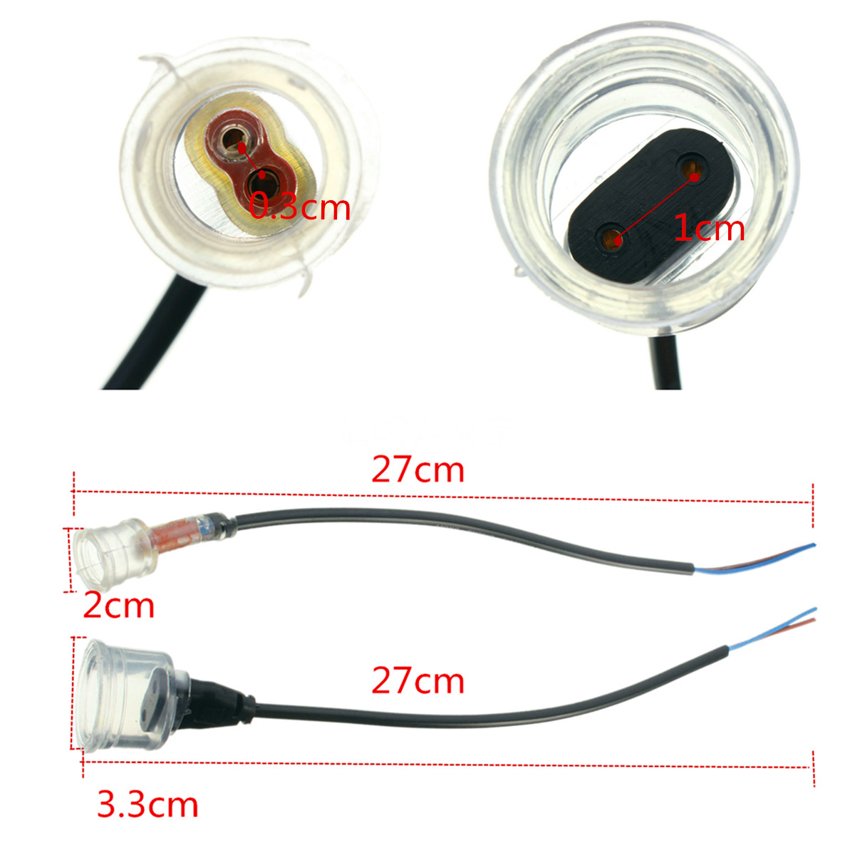 Aquarium Fish Tank Waterproof Lamp Base For T5 T8 Tube