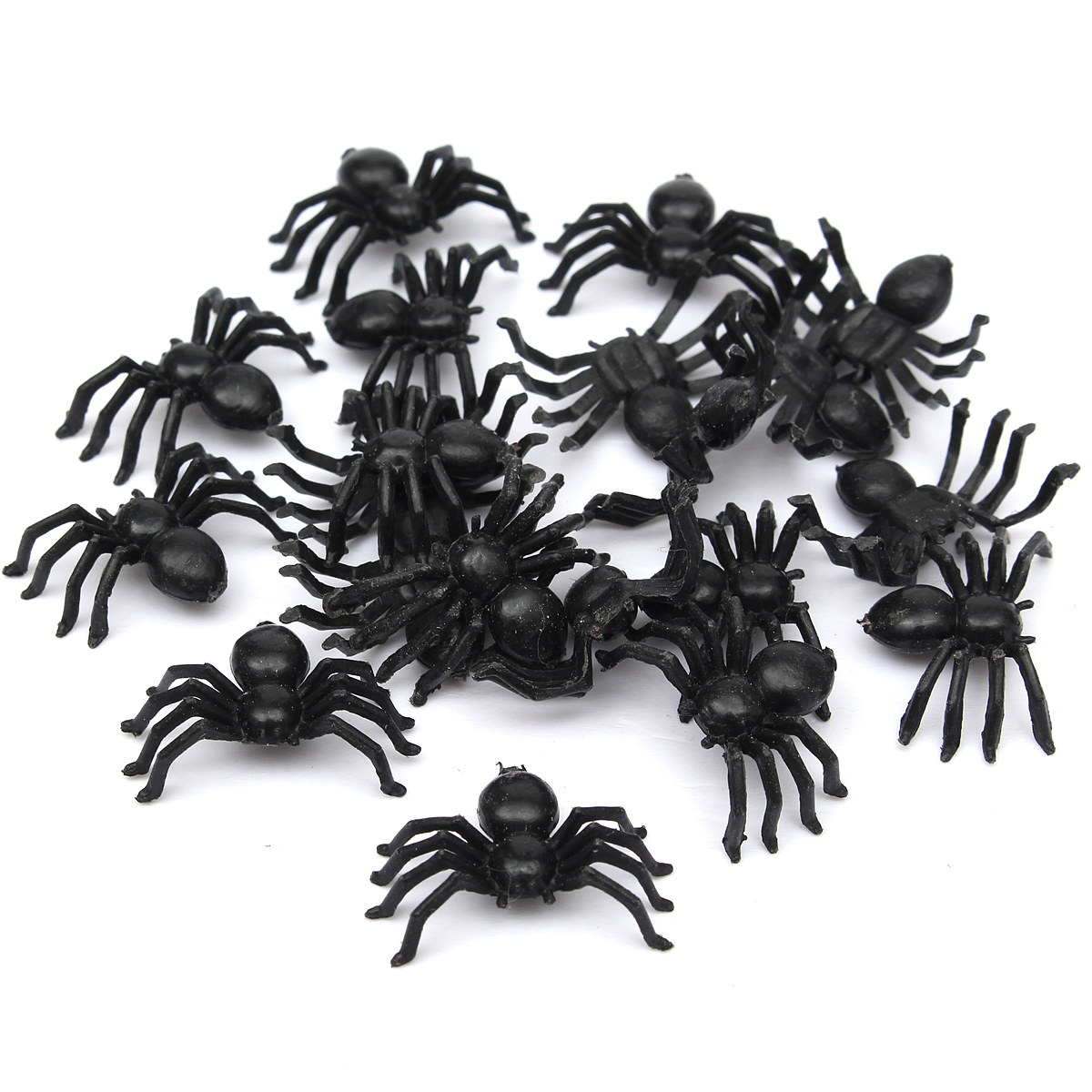 halloween plastic spiders