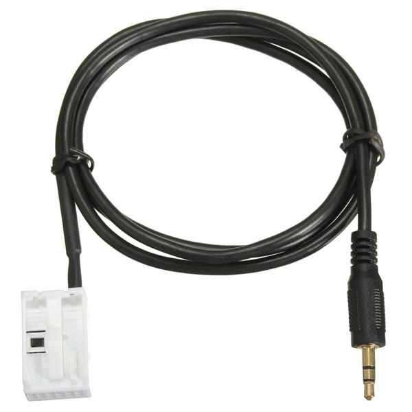 3.5mm AUX IN Audio Input Cable Adapter For VW Touran Tiguan Golf