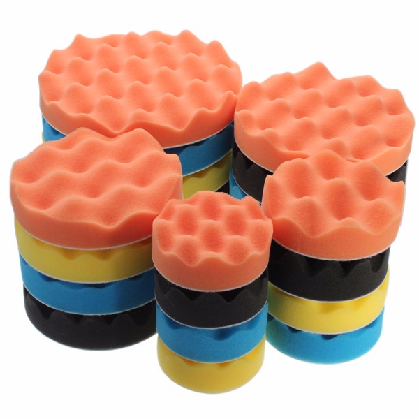 3-7 Inch Buffing Polishing Sponge Pads kit f