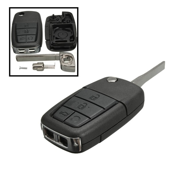 5 Buttons Remote Fold Flip Key Keyless Case Shell for Pontiac G8 2008-2009