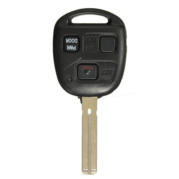 3 BTN Uncut Fob Power Door Remote Entry Key for Lexus