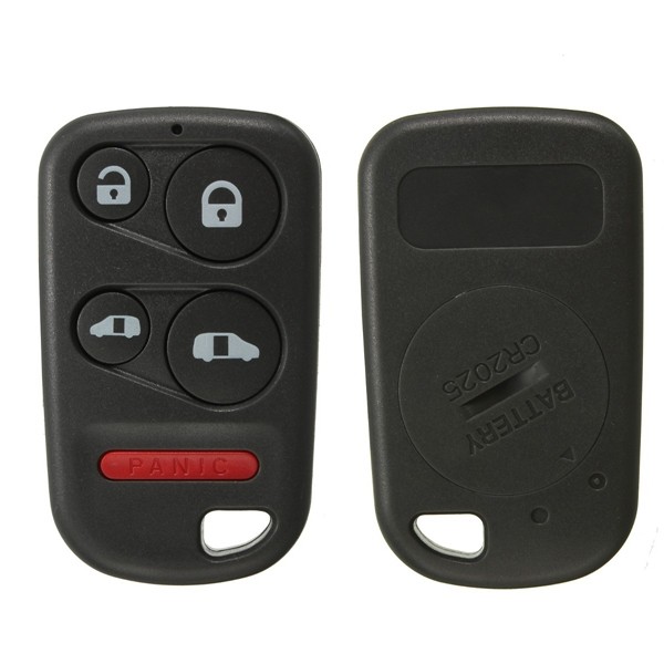 4Button+Panic Remote Entry Key Keyless Case Shell for Honda Odyssey