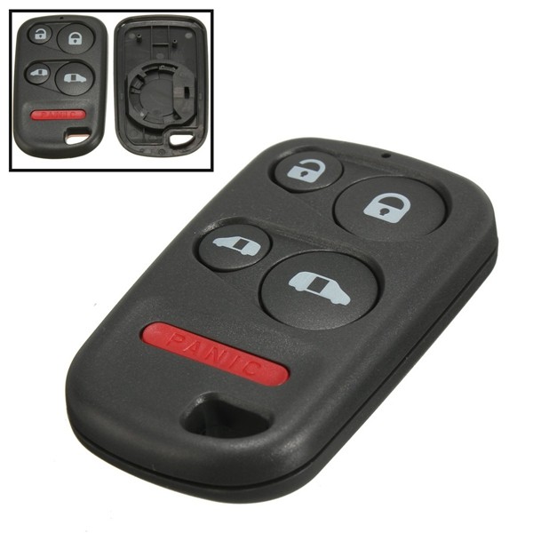 4Button+Panic Remote Entry Key Keyless Case Shell for Honda Odyssey