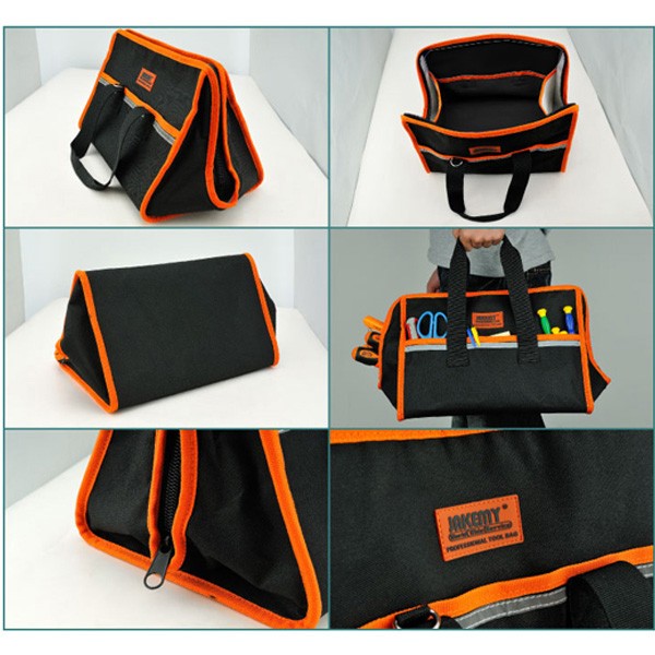 JAKEMY JM-B01 Large Professional Tool Bag Multifunctional Electrician Tool Bag 35.5x23x23cm