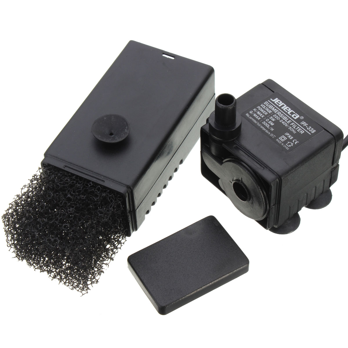 300L/H Aquarium Fish Tank Internal Submersible Filter Pump With Spray Bar