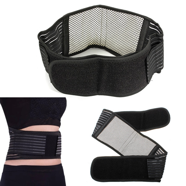 Infrared Lower Pain Relief Back Support Lumbar Brace Belt Pull