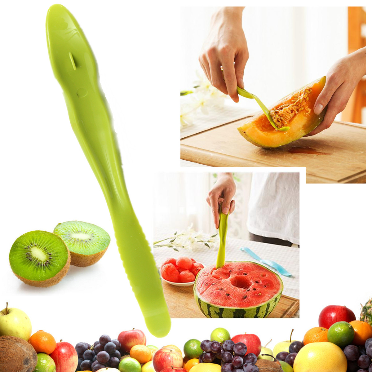 Open Peeler Slicer Cutter Picnic Travel Kitchen Cutter Cook Tool Green Open Peeler Slicer Cutter Picnic Travel Kitchen Cutter Cook Tool Green