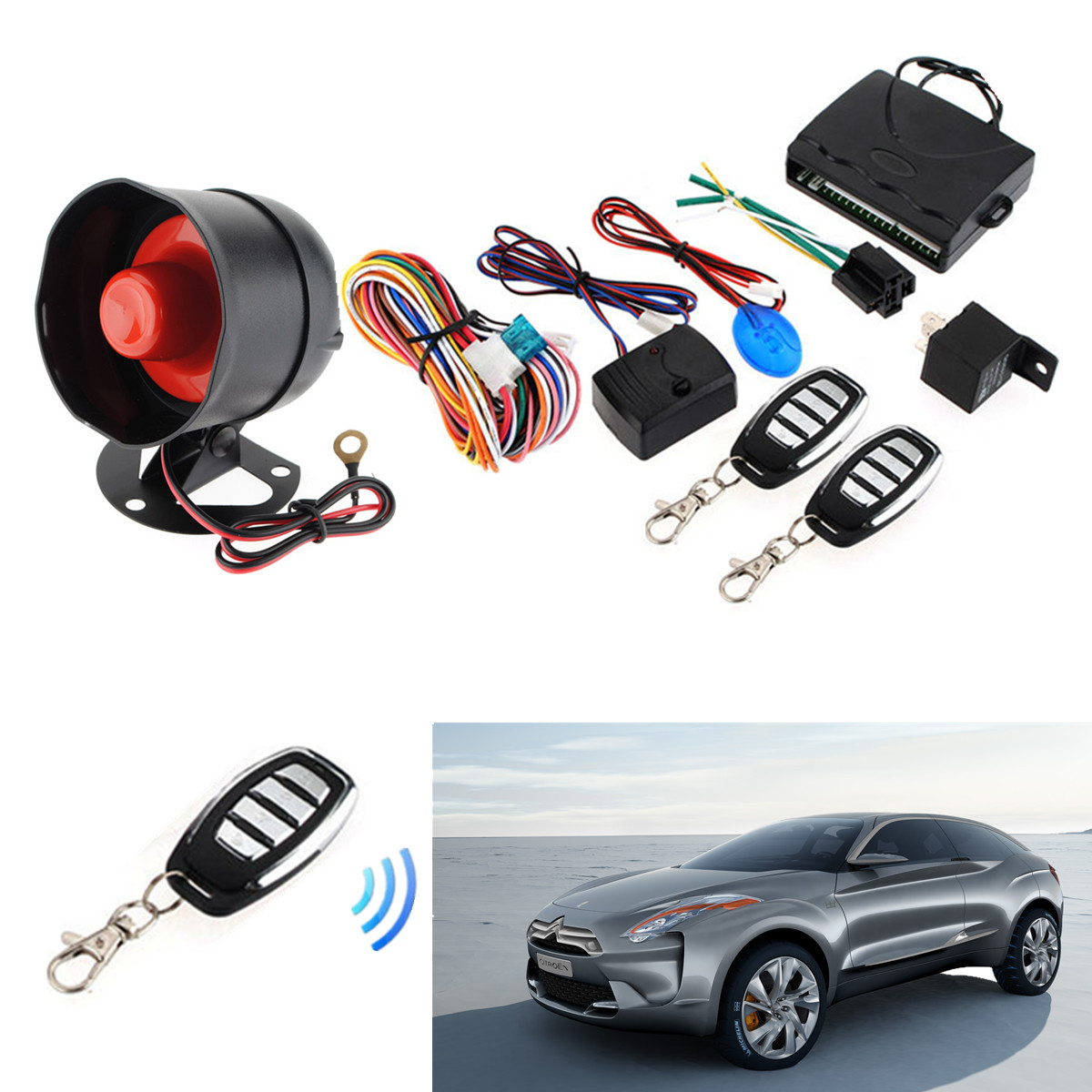 1 way car vehicle alarm protection security system keyless 1 way car vehicle alarm protection security system keyless