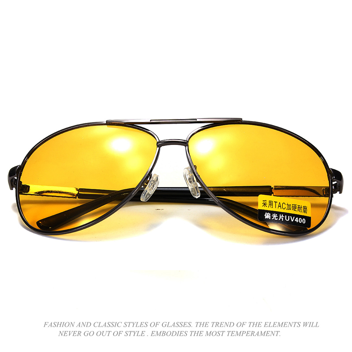 Polarized Uv Sunglasses Night Vision Glasses Eyeglasses Yellow Lens Uv400 Ebay 5972