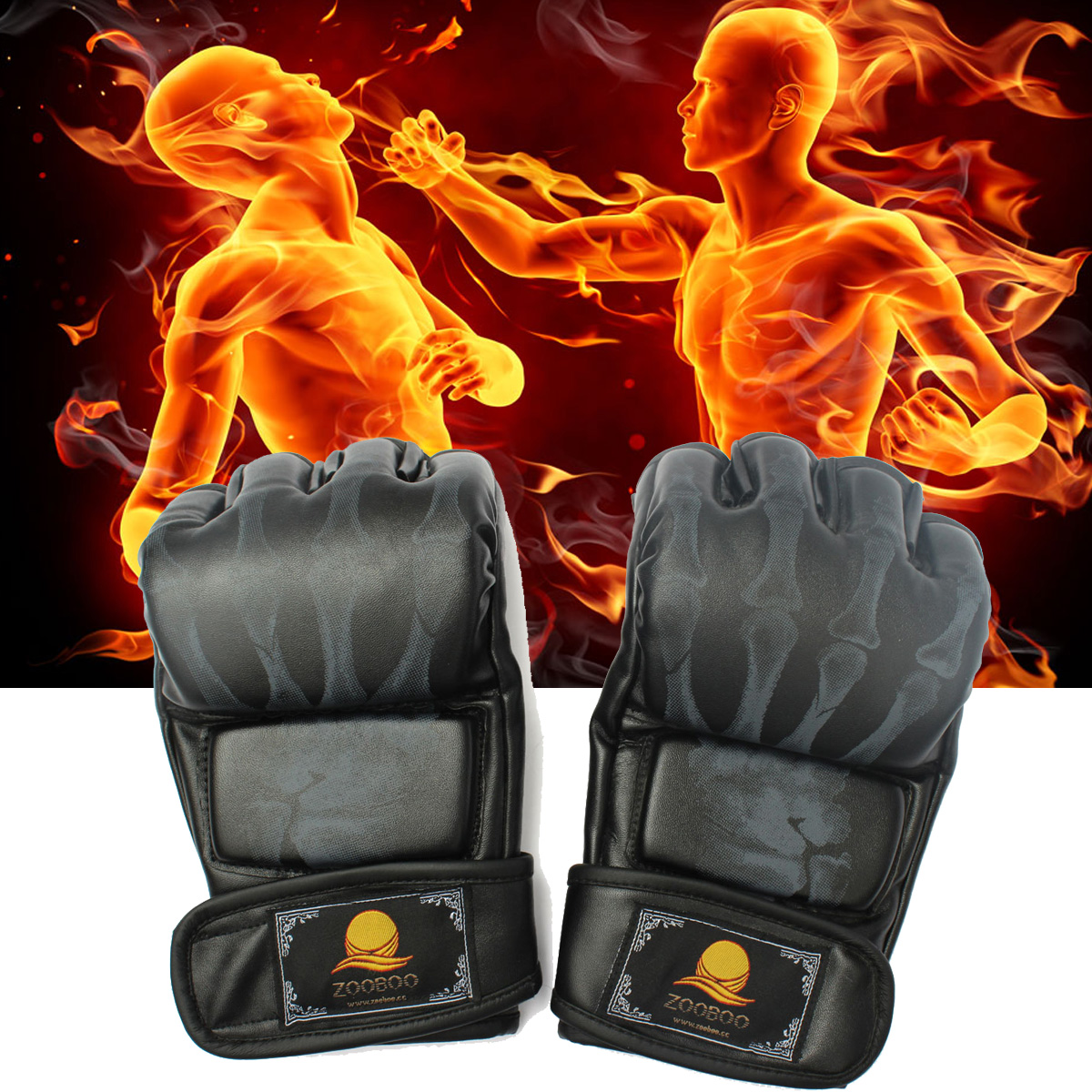 MMA Ultimate Fight Grappling Training Combat Muay Thai Boxing Gloves