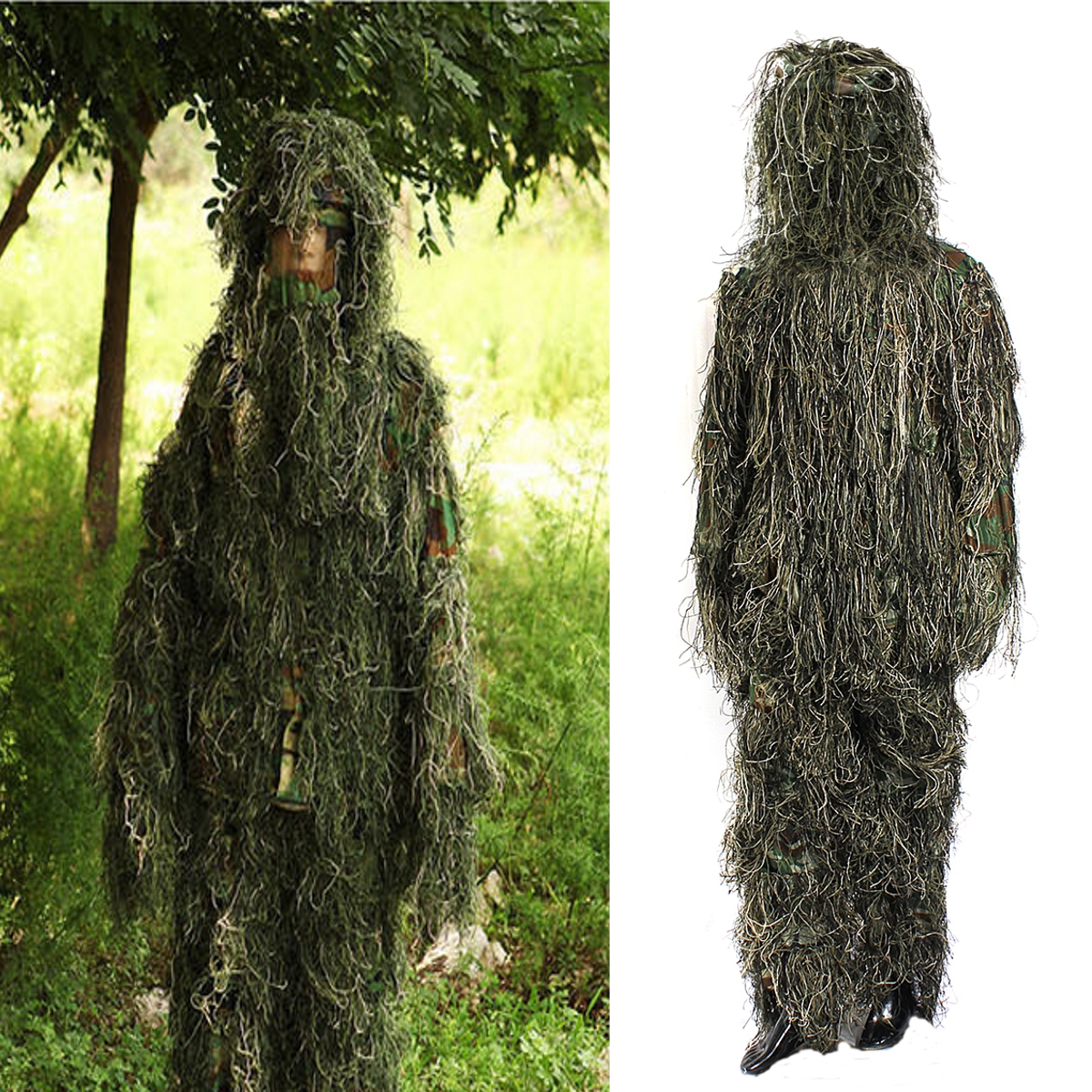 3d Military Leaf Hunting Camo Tactical Camouflage Clothing Ghillie 