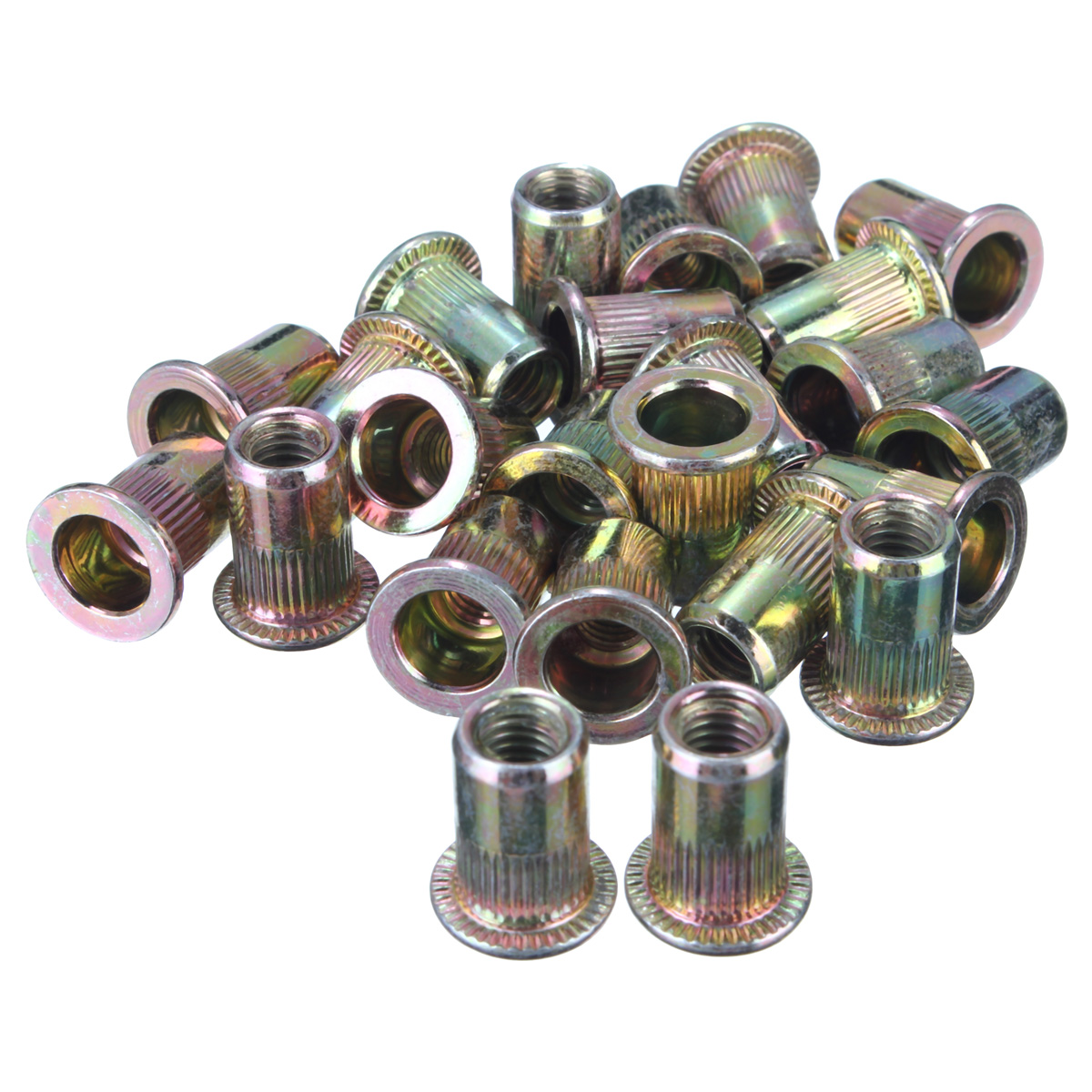 Threaded Carbon Steel Rivet Nut Rivnut Inserts M4. M5. M6. M8. 100