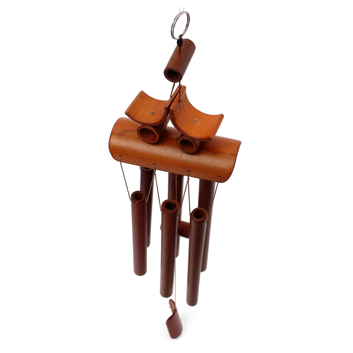 Bamboo Wind Chime Windchime Garden Feng Shui Ornament Decoration Image