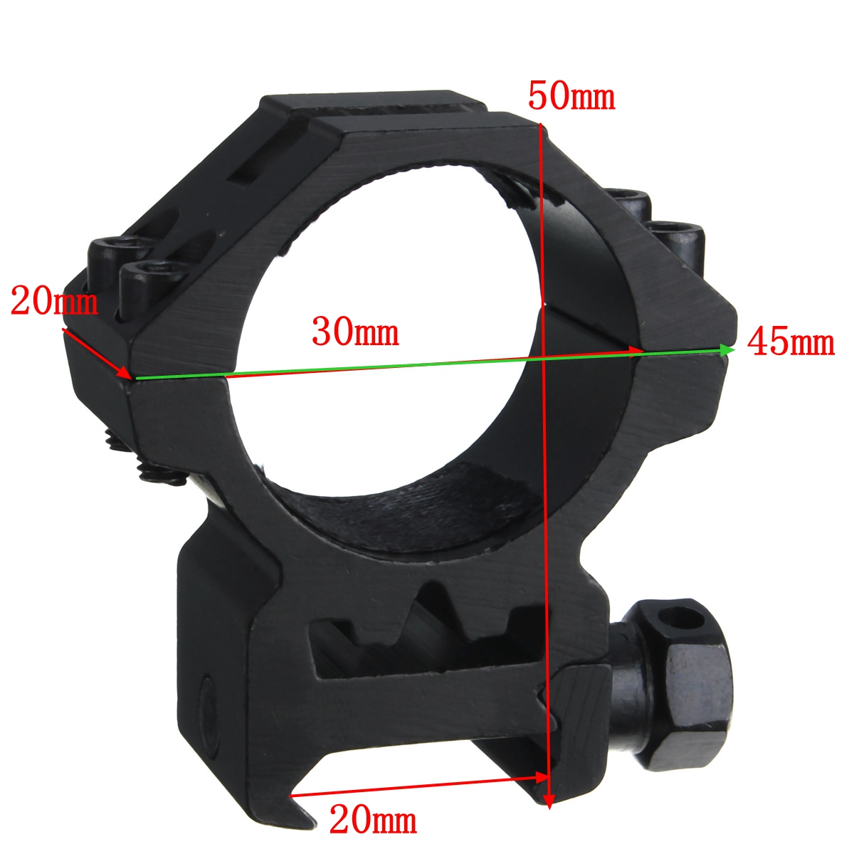 wide scope ring picatinny weaver rail laser torch mount wide scope ring picatinny weaver rail laser torch mount