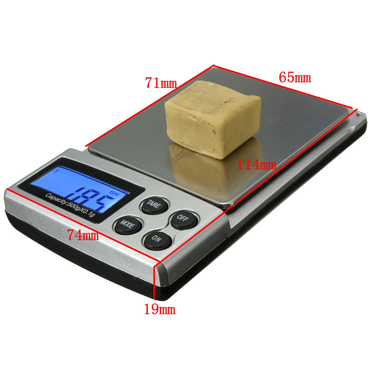 LCD Digital Electronic Pocket Gold Jewelry Weighing Scale
