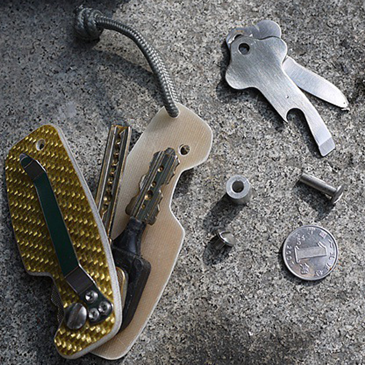 Multi Pocket EDC Key Holder Clip Keychain Folder (Black) Lazada Singapore