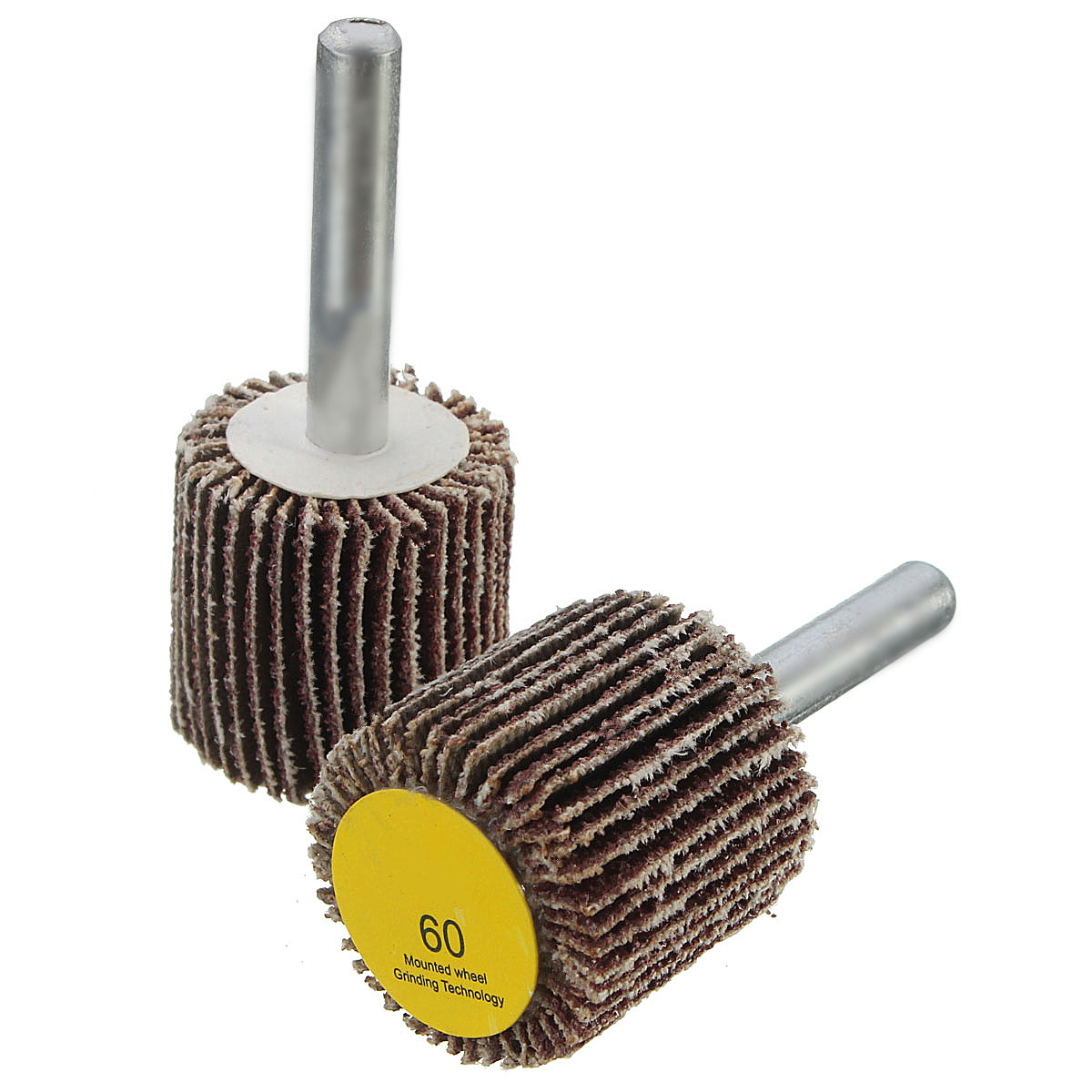 60/80 Grit Flap Wheel Disc Sanding Abrasive Drill 6mm Shank Mesh 25×