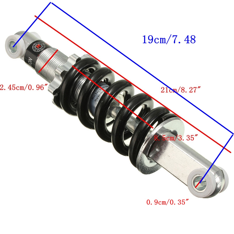 200mm x 51mm rear shock