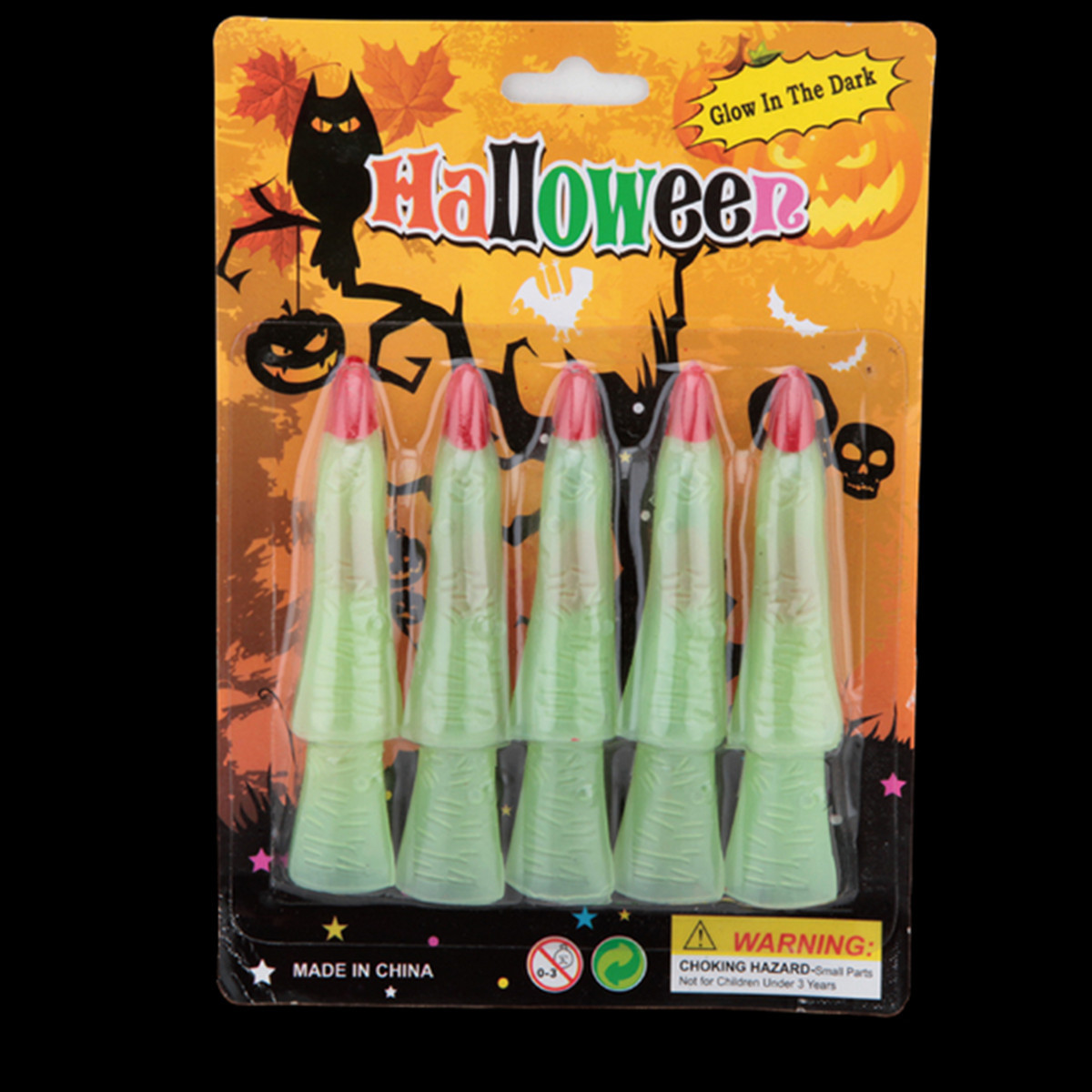 Halloween Luminous Vampire Nail Finger Costume Party Prop At Banggood