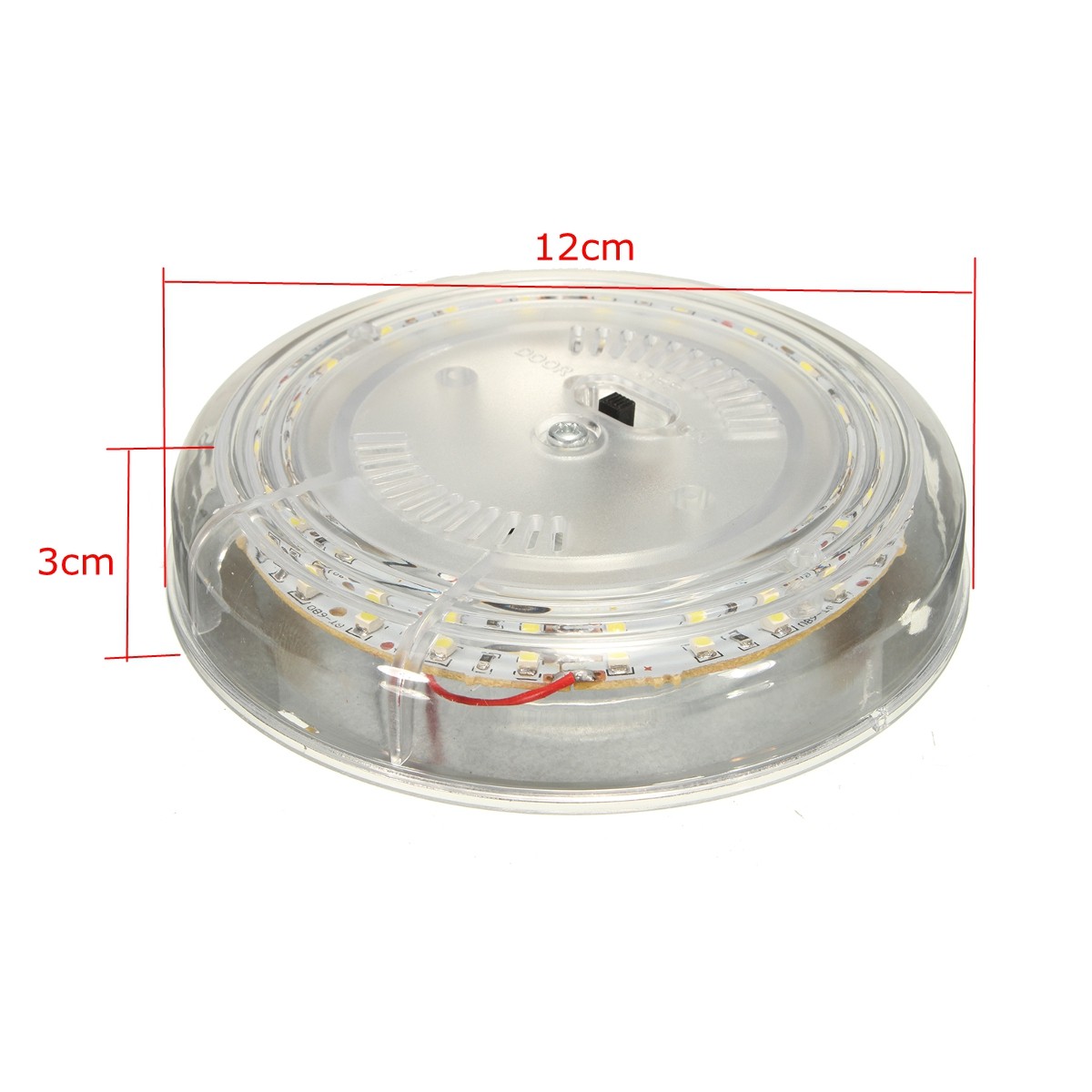 12V 5W 24 LED White Car Round Interior Roof Dome Light Indoor Ceiling