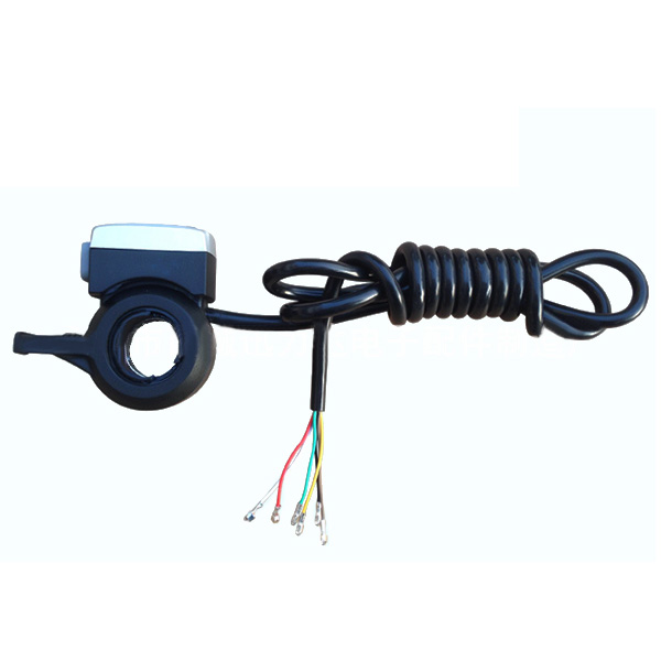7/8 velocidad eléctrica del manillar de la bicicleta Batería Acelerador del pulgar indicador con el auto cerradura