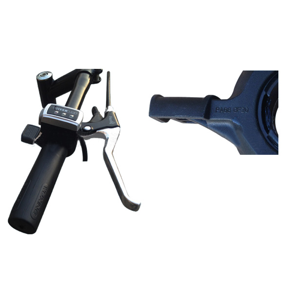 7/8 velocidad eléctrica del manillar de la bicicleta Batería Acelerador del pulgar indicador con el auto cerradura