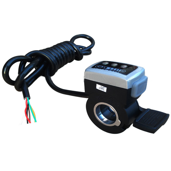 7/8 velocidad eléctrica del manillar de la bicicleta Batería Acelerador del pulgar indicador con el auto cerradura