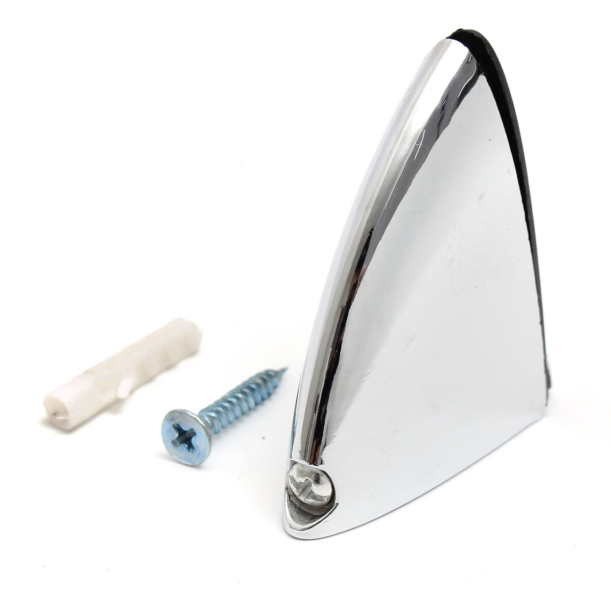  Polished Chrome Glass Shelf Support Clamp Brackets BathroomFor Shelves