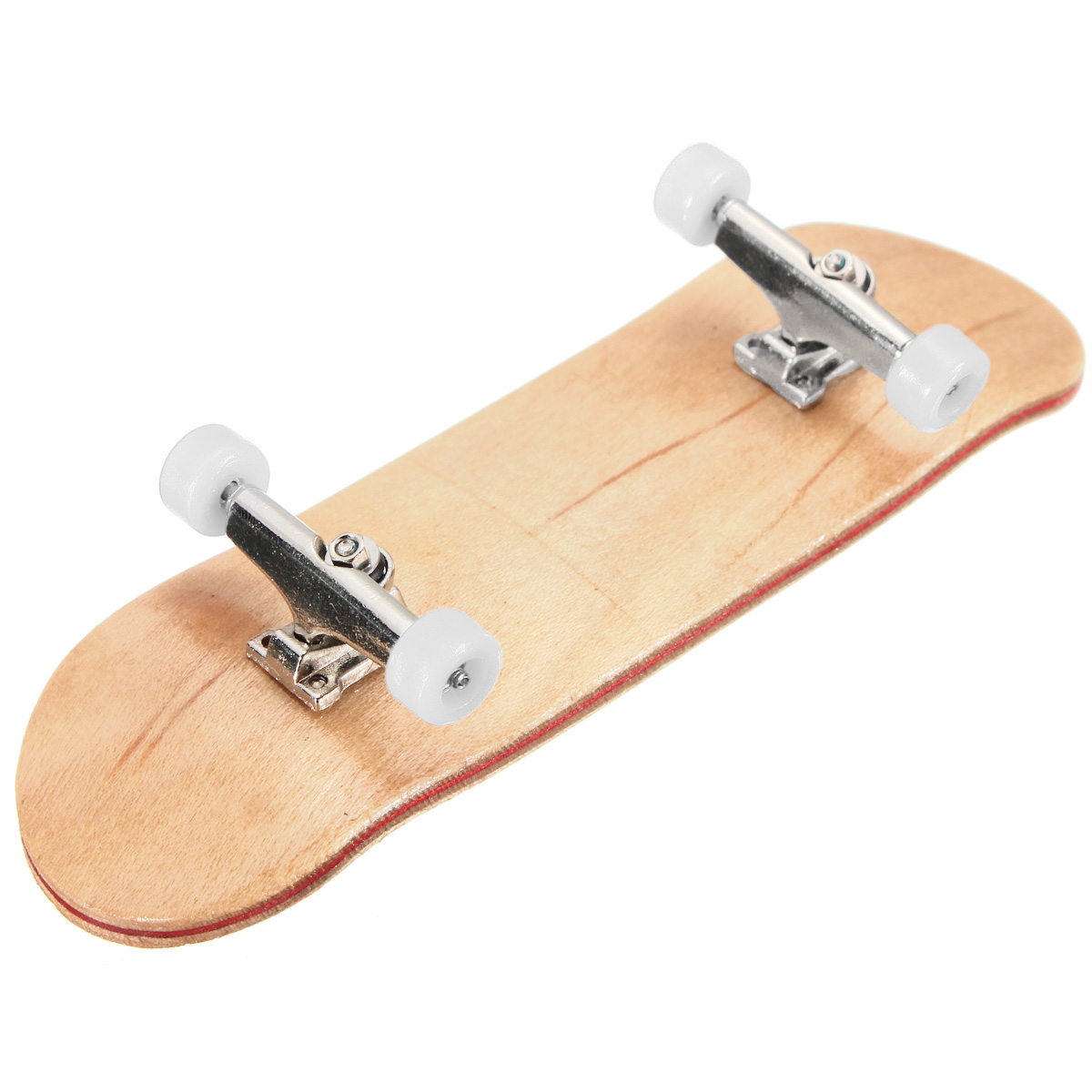 Complete Wooden Fingerboard Finger Skate Board Grit Box Foam Tape Maple