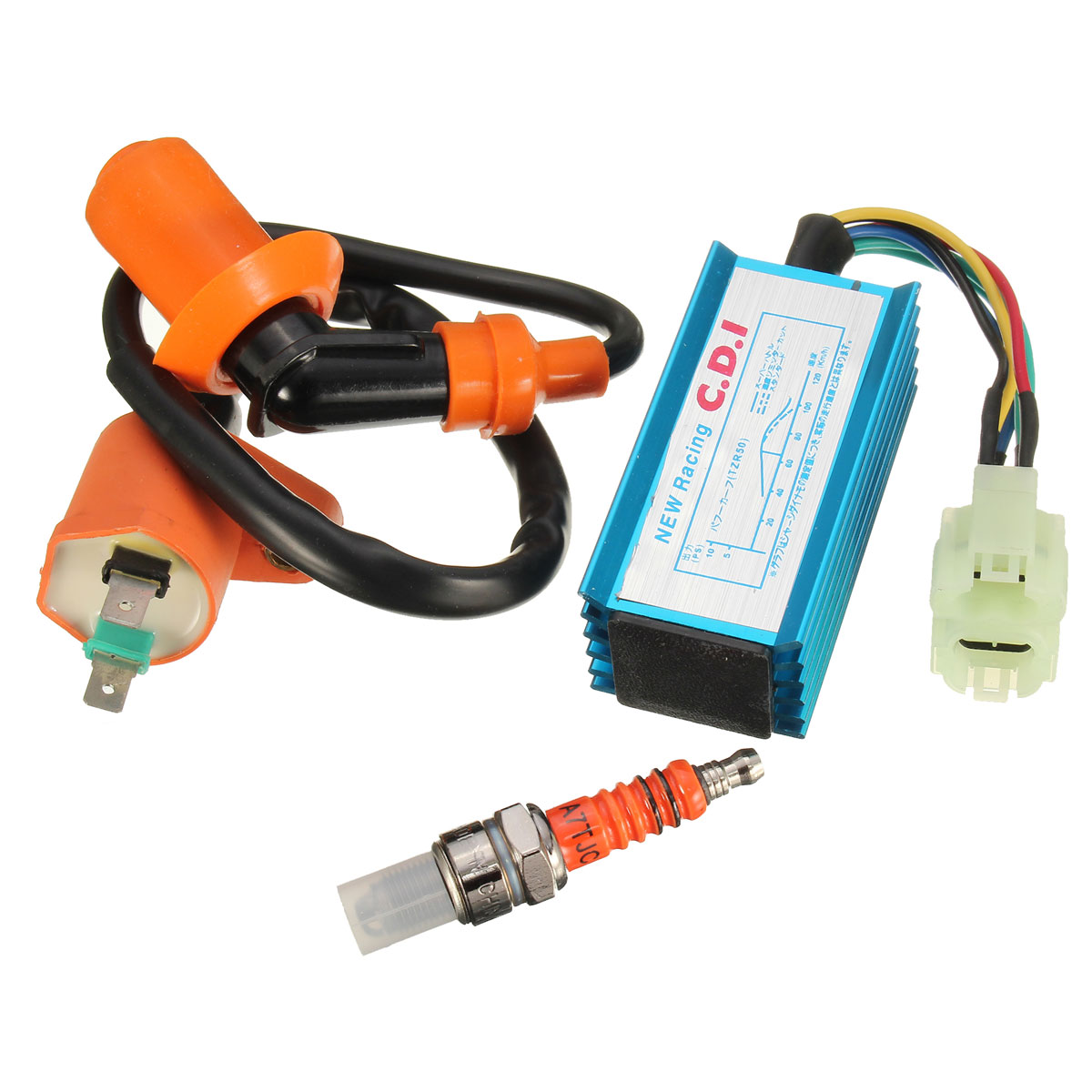 Motorcycle Parts Racing CDI + Ignition Coil For HONDA XR50 XR70 XR80