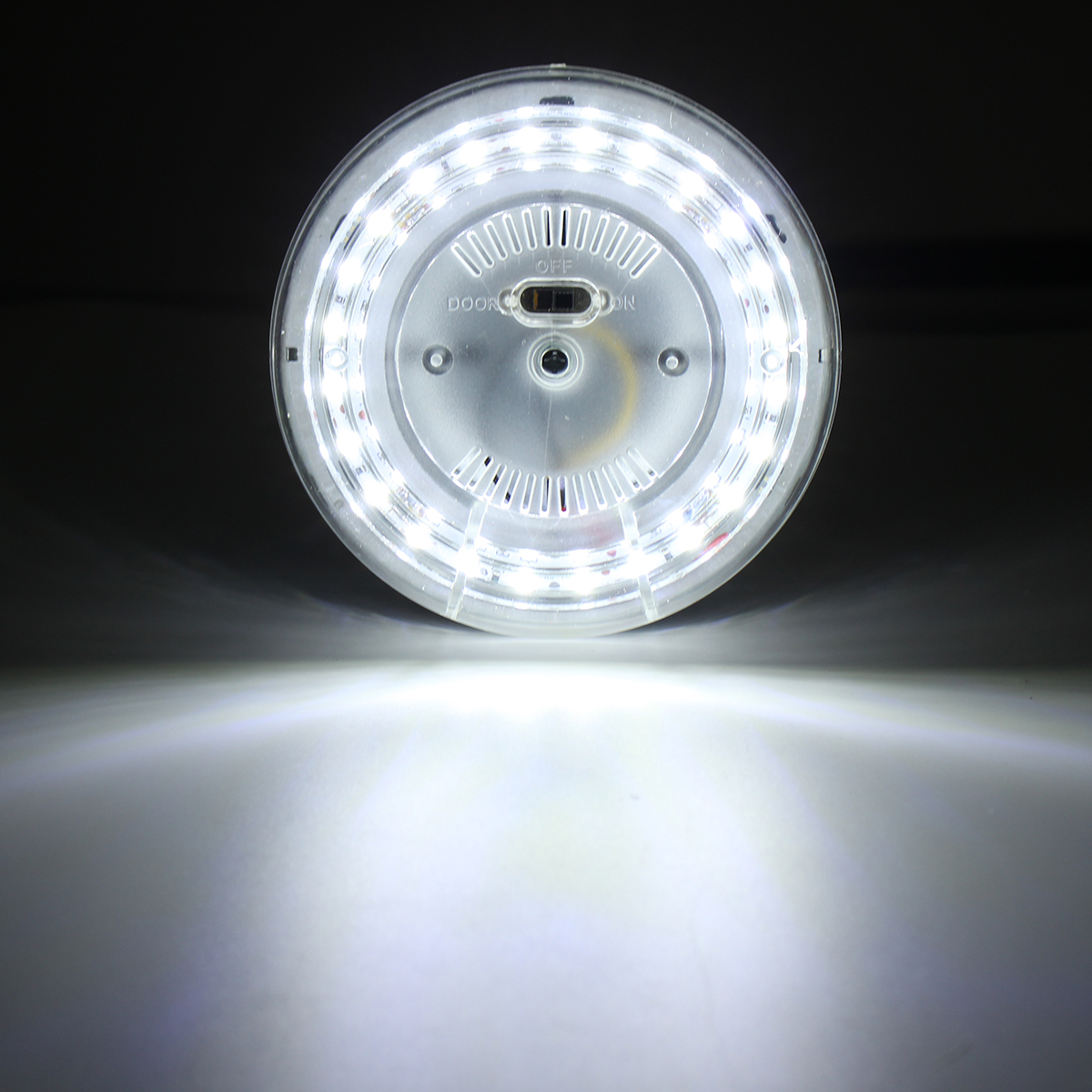 12V 5W 24 LED White Car Round Interior Roof Dome Light Indoor Ceiling
