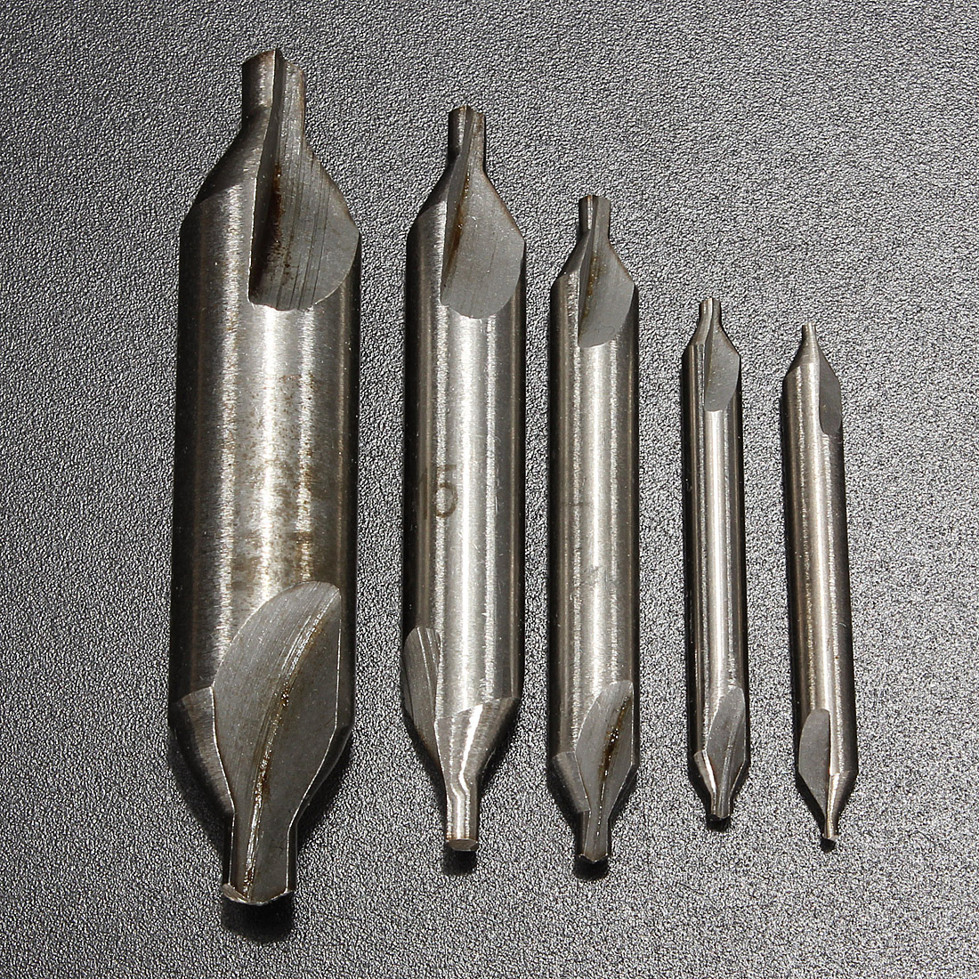 HSS Combined Center Drills Countersinks Angle Bit Tip Set Tool 60