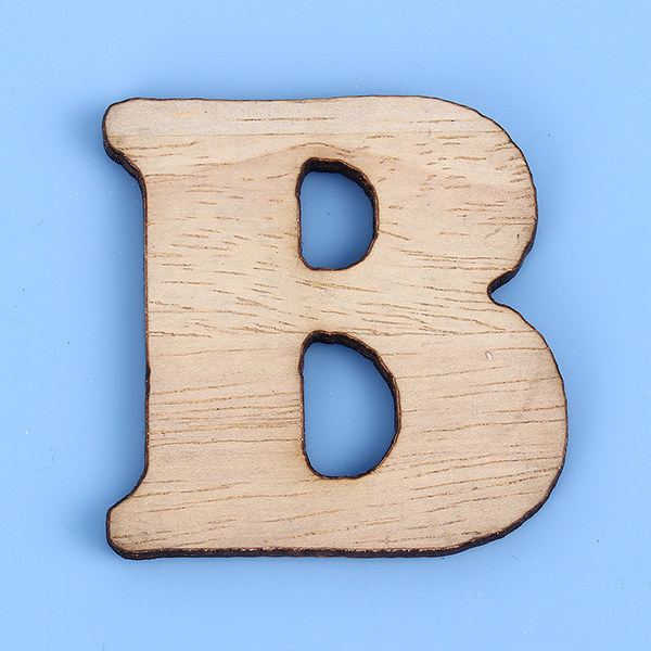 0 3CM Thick Decorative Wooden MDF Cut Single Alphabet Letters A Z 