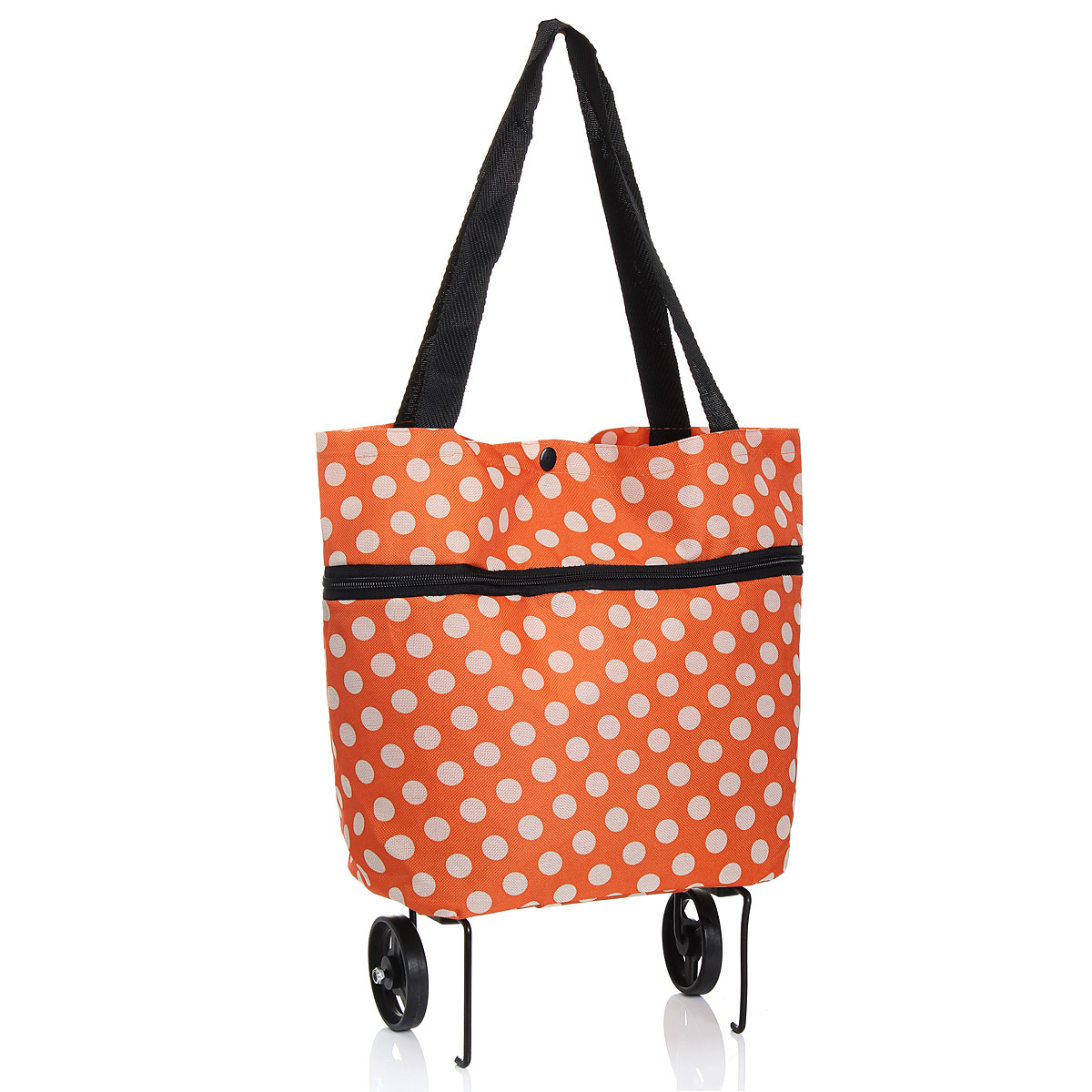 Large Lightweight Shopping Trolley Wheel Wheeled Folding Luggage Bag 