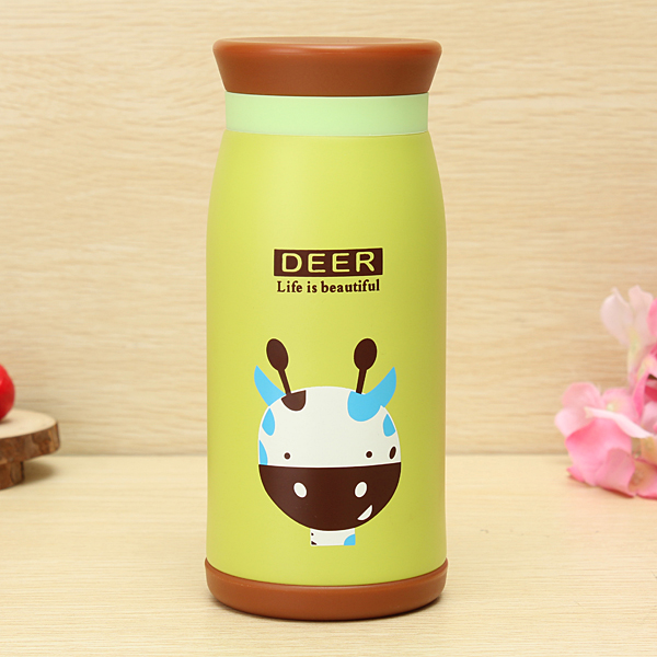 animals vacuum flasks insulated mug 350ml green animals vacuum flasks insulated mug 350ml green
