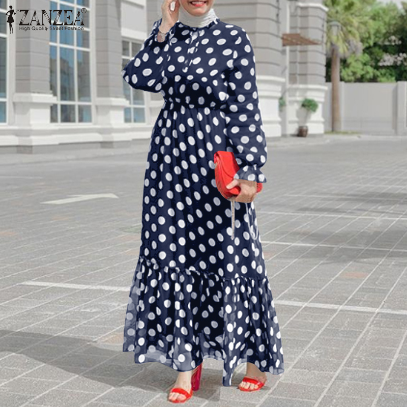 HijabFab ZANZEA Women Blouse 2023 Fashion Tie Dye Shirts Print