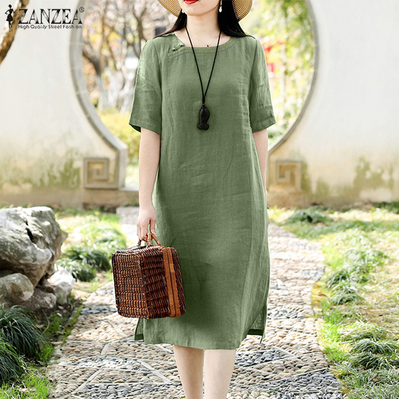 Loose cotton summer on sale dresses