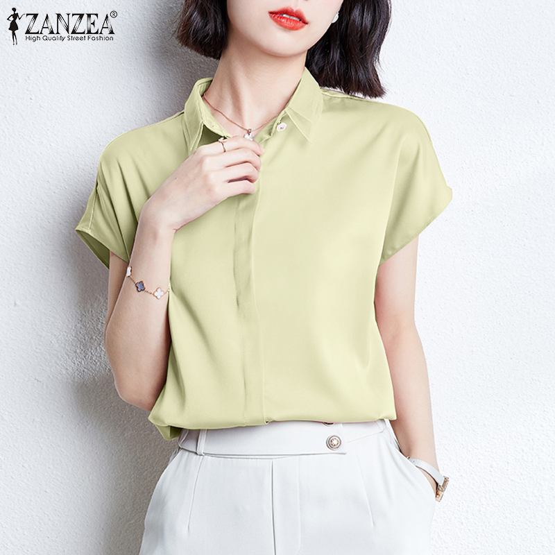 Clearance Sale)(Freeshipping) Esolo ZANZEA Korean Style Women Summer  Sleeveless Asymmetric Shirt Dress Cotton Ladies Holiday Dresses KRS #11