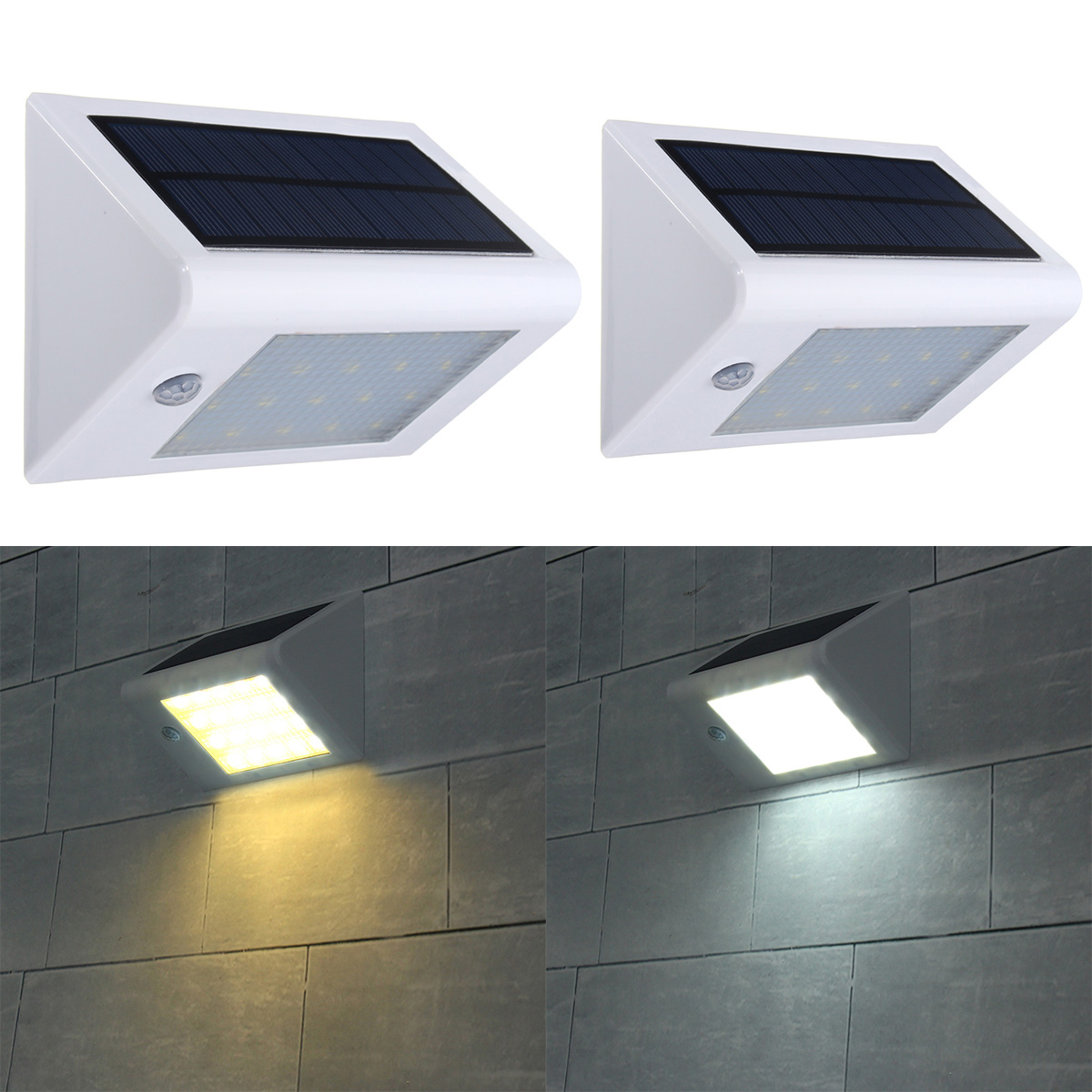 Tempsa Applique Solaire Murale Exterieure Led Avec Detecteur