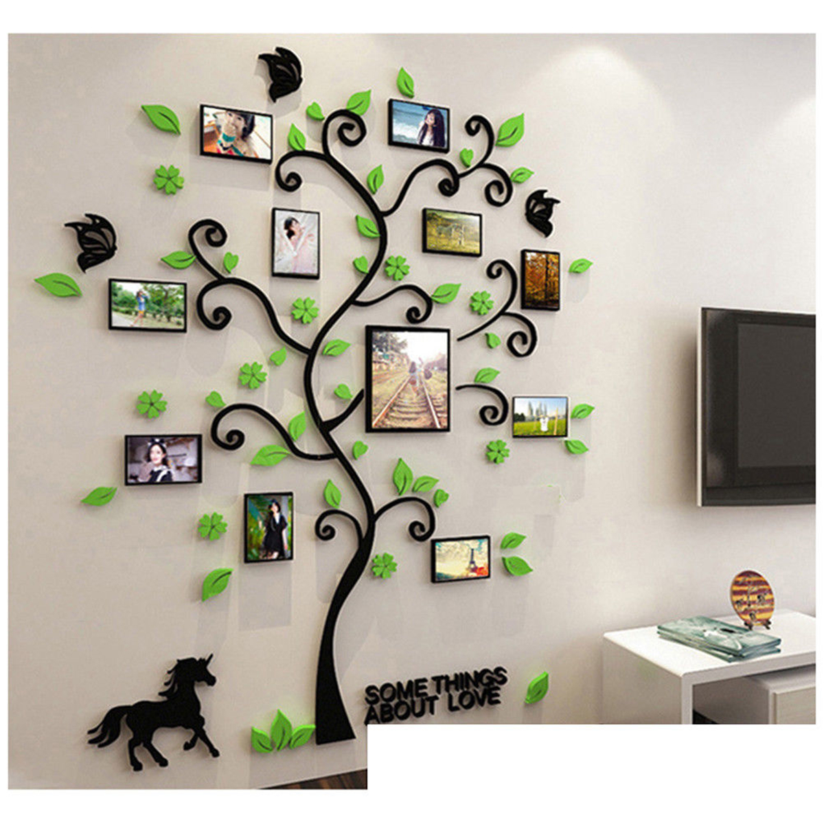 Tempsa Amovible Famille Photo Cadre Arbre Mur Autocollant D Diy