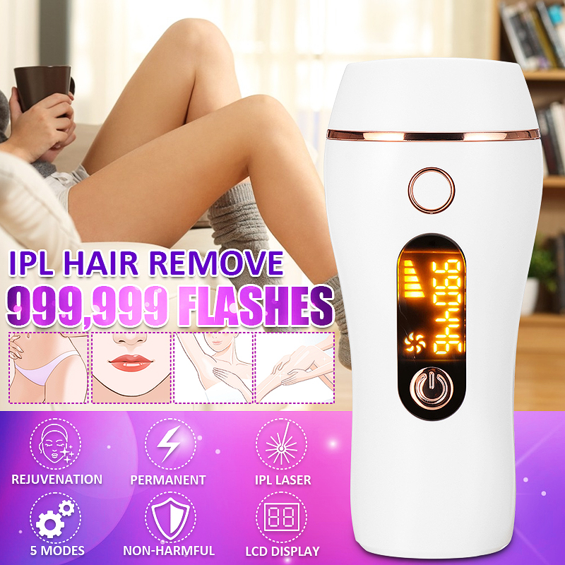 Buy 999,900 Flash IPL Laser Permanent Hair Removal Painless Epilator For Face Body Singapore