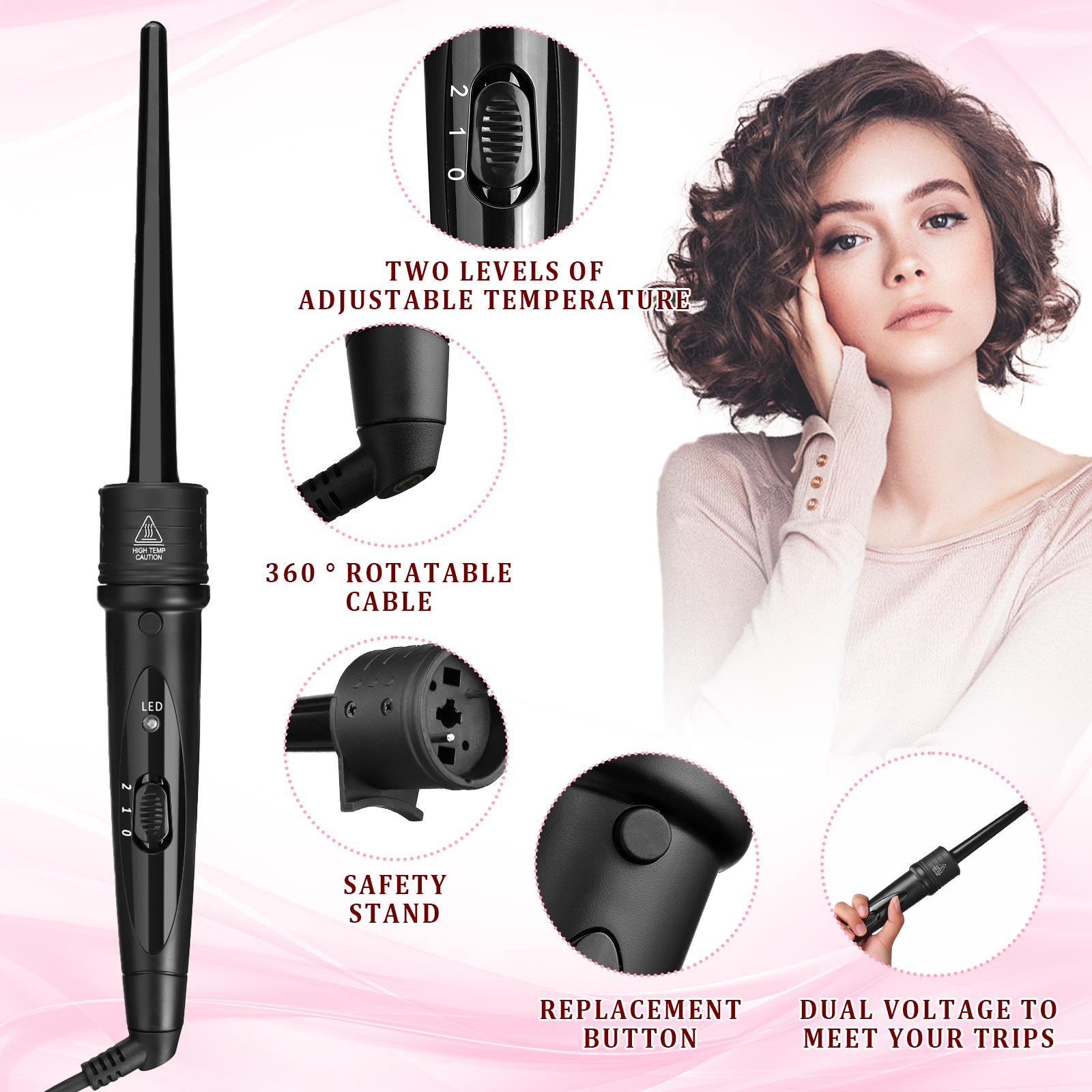 Safe curling cheap iron temperature