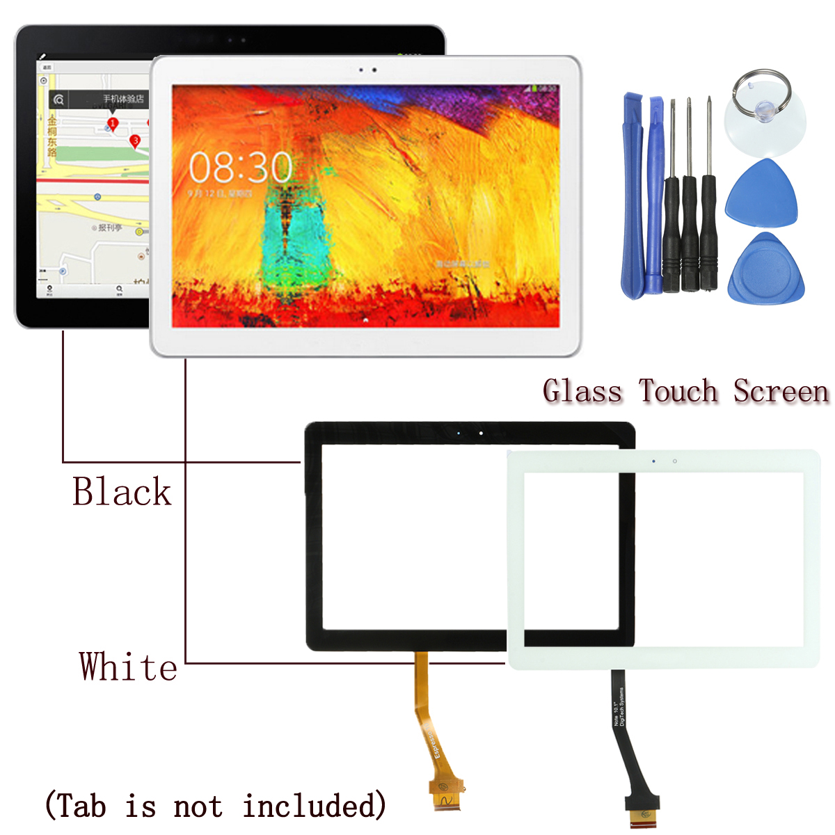 Écran LCD Vitre Tactile Châssis Outil Pour Samsung Galaxy Tab 2 P5110