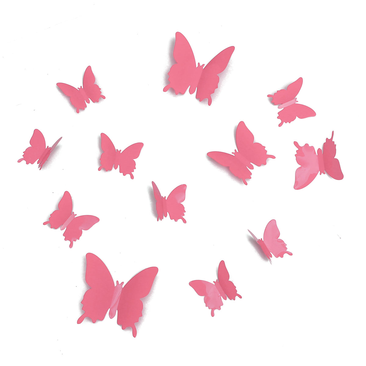 12Pcs DIY Stylish 3D Butterfly Art Wall Sticker Decals Home Room Wedding Party Decorations