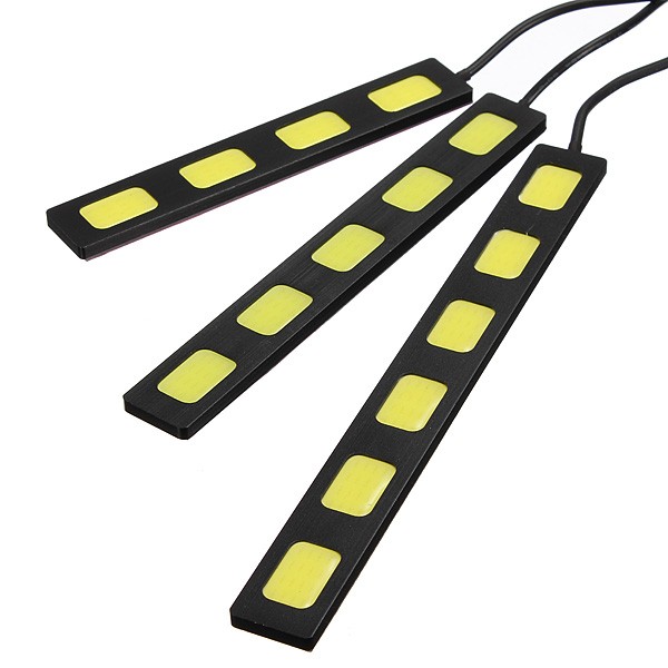 12V 3/4/5/6LED COB Car DRL Driving Daytime Running Lamp Fog Light White 9cm