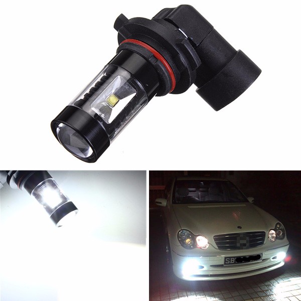 9006 HB4 Super Bright White 30W 6000K Projection Aluminum LED Fog Light DRL