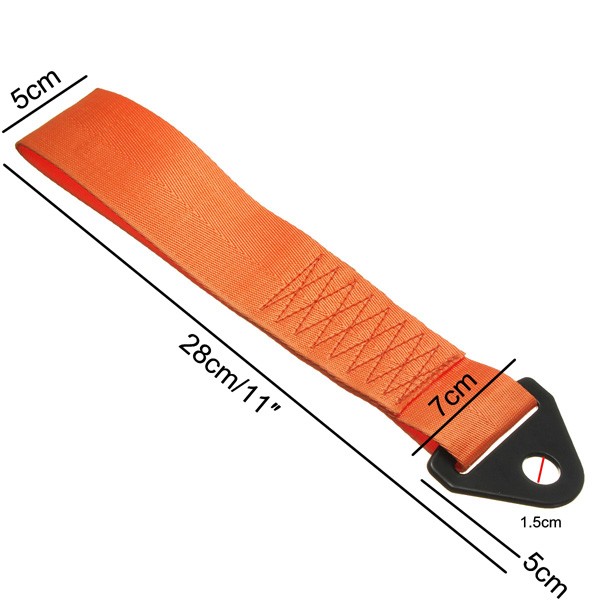 Universal High Strength Racing Towing Strap Bumper Hook 10000 LB Rating